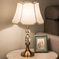 Lámpara de Mesa de Noche Eléctrica Moderna de Lujo, Iluminación LED Regulable, Acabado Dorado, Base E27, 40W, Azul/Rosa/Negro, Control Táctil