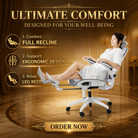 Chaise de bureau ergonomique, respirante, en maille, design moderne et minimaliste, accoudoirs réglables en hauteur, pivotante, avec roulettes, structure en nylon