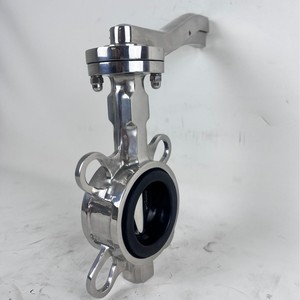 Válvula de Mariposa Tipo Wafer de Acero Inoxidable 304 DN32-DN300, Conexión Manual con Abrazadera para Bombas de Agua y Suministro Secundario - Product Image 2