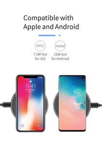 Caricatore Wireless Portatile da 10W con Ricarica Rapida e Corrente di Uscita 2A per iPhone 15, Samsung <span class=keywords><strong>Galaxy</strong></span>, Huawei, Xiaomi - Product Image 3