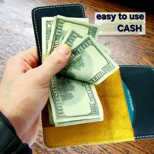 Boshiho Retro Bifold <b>Rfid</b> <b>Blocking</b> <b>Wallet</b> Stylish Simple Credit Id Card Holder Portable Pu Leather <b>Wallet</b> Pocket for Gifts - Product Image 2