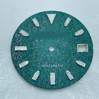 Nouveau cadran de montre de plongée 3D Snowflake NH35, cadran de montre en nacre modifié pour mouvement NH36, diamètre 28,5 mm