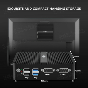 Mini PC EGLOBAL N150, 8GB, DDR4, 128G, M.2, SSD, LAN Dual, COM Dual, VGA, WIFI, Mini ordenador Win10, Micro PC sin ventilador, quiosco - Product Image 4