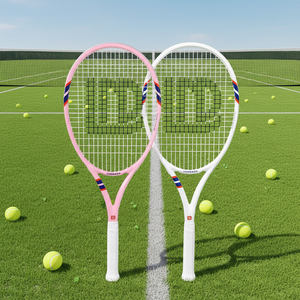 Nouvelle conception 2026 – <span class=keywords><strong>Raquette</strong></span> de tennis en aluminium, carbone et nylon – <span class=keywords><strong>Raquette</strong></span> professionnelle pour entraînement et compétition en extérieur pour hommes et femmes - Product Image 1