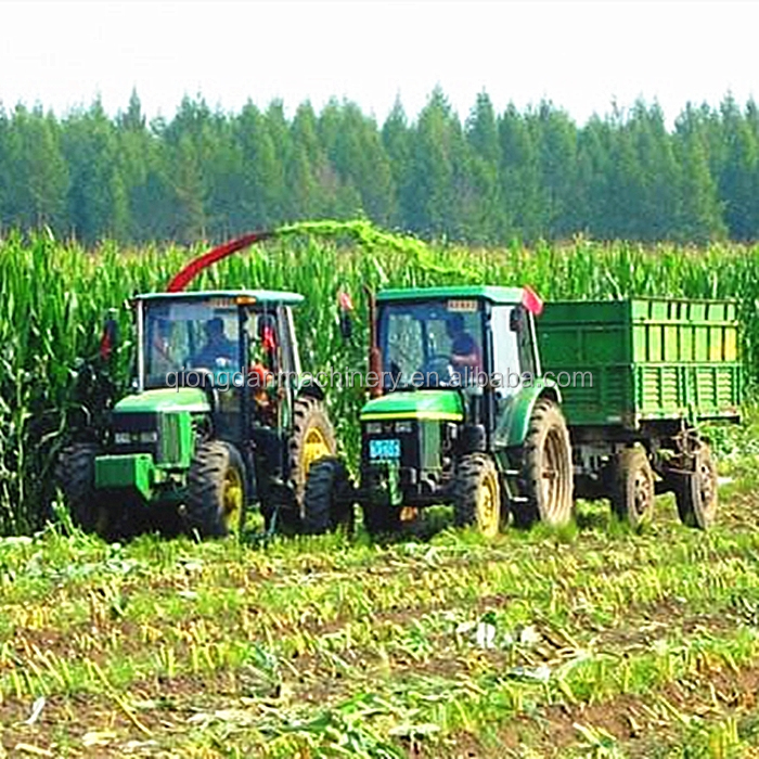 Маленький кормоуборочный комбайн, тракторный комбайн для сбора силажа, дробильная машина для хлопковой соломы на продажу