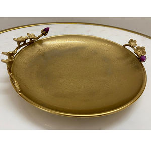 Plateau de service rond en aluminium - Product Image 2