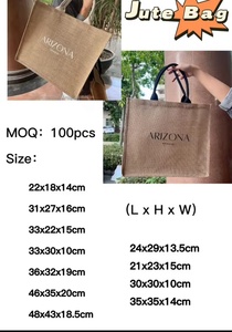 Customized Logo With <strong>Jute</strong> Beach <strong>Tote</strong> <strong>Bags</strong> - Stylish &amp; Durable For Summer Day <strong>Jute</strong> <strong>Bag</strong> Handbag - Product Image 5