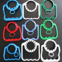 Chine usine 28MM 30MM 38MM 45MM 55MM poignée de transport en plastique pour PET unique huile eau lait jus de fruits bouteille Clip