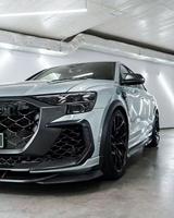 Kit carrosserie large en fibre de carbone sèche style ABT pour Audi RSQ8 2025+ - Lame avant, jupes latérales, diffuseur et spoiler
