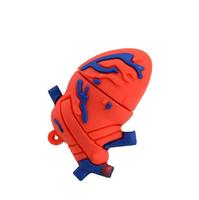 ¡Memoria USB de dibujos animados 2,0 4GB 2GB 1GB Memory Stick con vísceras Corazón Pulmón hígado estómago órgano humano en stock!