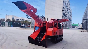 Chain and Belt Conveyor Crawler Mucking Loader <b>Machine</b>, ZWY-80T Crawler Scraper Coal <b>Mine</b> with Slag Raking <b>Machine</b> - Product Image 2