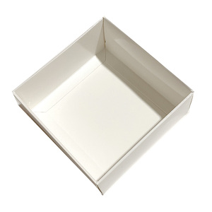 Custom coperchio magnetico trasparente finestre in Pvc confezione regalo scatole di carta biscotti al pascolo cioccolato Cupcake torta scatola con finestra - Product Image 3