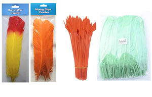 <span class=keywords><strong>Auga</strong></span> Quill pluma de pavo para manualidades DIY tocado sombrero pelo disfraz Cosplay accesorio carnaval fiesta boda hogar Decoración Floral - Product Image 3