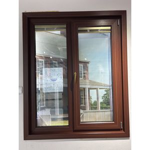 Conception personnalisée Fenêtre battante en verre isolant UPVC Fenêtres à battant en <span class=keywords><strong>PVC</strong></span> à double vitrage avec <span class=keywords><strong>store</strong></span> <span class=keywords><strong>intégré</strong></span> <span class=keywords><strong>intégré</strong></span> interne - Product Image 2