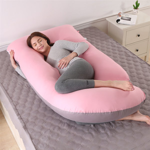 Lightweight U-Shaped Full Body Nursing Pillow for Pregnant Women <b>Memory</b> & Massage Features for Hotel & Camping Use <b>Foam</b> Filled - Product Image 4