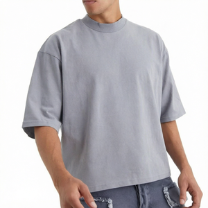 Camiseta Oversize de Algodón 100% de 260 g/m² para Hombre, Corte Holgado, Cuello Redondo, Manga Corta, Tejido de Punto, Estampado Personalizado - Product Image 1