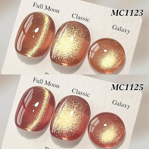 Cat Eye <b>Gel</b> Polish Set Shimmer Glitter with Magnet Holographic Reflective Magnetic UV Nail Art <b>Kit</b> - Product Image 5