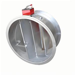 Chất lượng cao mạ kẽm vòng lửa van điều tiết tròn không khí van điều tiết HVAC Ống lửa và khói thông gió - Product Image 3