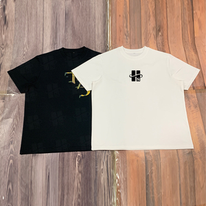 Camiseta Holgada de Algodón para Mujer, con Estampado Serigrafiado, Transpirable, Informal, para Verano, Venta al Por Mayor - Product Image 4