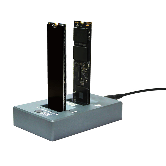 AOTECH M.2 NVMe SSD Offline Clone HDD Docking Station 10Gbps Type-C USB 3.2 Gen2 Multi-OS Aluminum Duplicator Support UASP