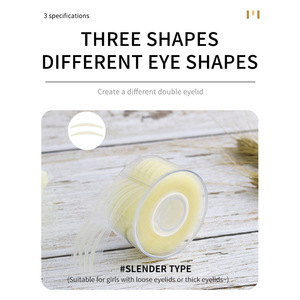 LMLTOP Double <b>Eyelid</b> <b>Tape</b> 300 Pairs Fiber Invisible Widened Crescent Shape A1037 - Product Image 5