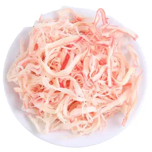 Chinese manufacturers sell nutritious bulk dried squid frozen seasoned calamari (squid) snack roasted shredded squid