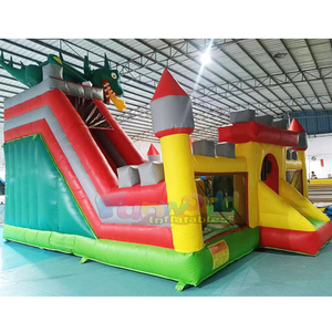 บ้านลมเป่าลมรูปมังกรพร้อมสไลเดอร์สำหรับเด็ก - Product Image 2