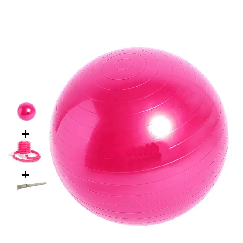 Hot Sale Aangepaste Grootte En Kleur Verdikte Explosie-Proof En Non-Slip Pilates Ballen Gym Ball Yoga Bal