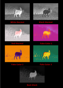 Lasershot 384 không thấm nước 4k săn bắn tầm nhìn ban đêm phạm vi 8x Hình ảnh nhiệt tầm nhìn ban đêm với kẻ ô và đạn đạo tính toán - Product Image 6