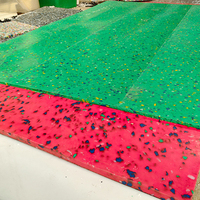 Feuilles de plastique d'ingénierie en HDPE recyclé de couleur mélangée Pe300 Pe500 Pe 1000 Uhmwpe