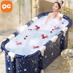 성인용 공장 직접 도매 접이식 욕조 | 6 층 단열재가있는 휴대용 접이식 욕조 - Product Image 1