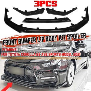 High Quality SE XSE Car Front Bumper Lip Chin Bumper Body <b>Kits</b> Splitter Diffuser for Toyota Corolla SE XSE Sports <b>Model</b> 2021 - Product Image 6
