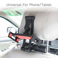 Support de téléphone portable/tablette pour voiture, siège arrière de voiture, rotation à 360 degrés, réglage télescopique, support de tablette 5-12 pouces pour iPad 2/3/4 Air