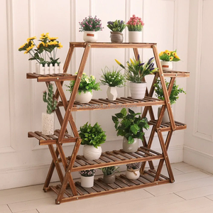 <span class=keywords><strong>Étagère</strong></span> à plantes de jardin 8 niveaux en bambou, support pour plantes en <span class=keywords><strong>bonsaï</strong></span>, <span class=keywords><strong>étagère</strong></span> à plantes en bois à plusieurs niveaux, support pour fleurs - Product Image 6