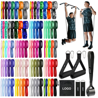 Bandas de Resistencia de Látex Personalizables en Múltiples Estilos para Entrenamiento de Fuerza, Dominadas, Carreras de Velocidad y Asistencia en Flexiones