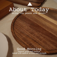 Plateau de service décoratif à un seul niveau en bois d'acacia sculpté, pour table basse, décoration intérieure, plateau à apéritifs et charcuterie
