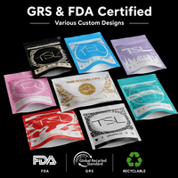 Emballage pour produits numériques 3C, sac à fermeture éclair avec ouverture supérieure et inférieure, logo personnalisé, réutilisable, laminé PE, qualité alimentaire