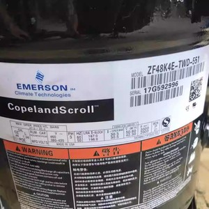 Compresor de Refrigeración Copeland Scroll ZF48K4E-TWD-551 de 15Hp para Uso Industrial a Baja Temperatura - Product Image 1