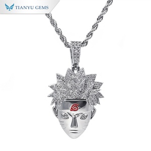 จี้เพชรรูปตัวการ์ตูนเทียนหยู ดีไซน์หรูหรา โดดเด่นไม่ซ้ำใคร พร้อมสร้อยเชือก - Product Image 1