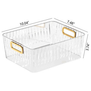 Household Plastic Tabletop <b>Cosmetics</b> Organizer Sundry Snacks Organizer Kitchen Organizer - Product Image 2