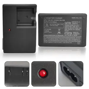 카메라 올림푸스 LI-42B LI-40C 충전기, LI-40B,LI-41C,<span class=keywords><strong>EN</strong></span>-<span class=keywords><strong>EL10</strong></span>,NP-45,KLIC-7006,D-LI63,CNP-80 배터리 충전기 LI40B,LI42B,LI40C - Product Image 2