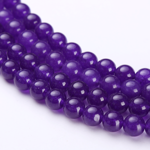 Pierres précieuses taillées brillantes pour la fabrication de bijoux Variété de couleurs Matériaux Opale Rhodonite Aquamarine Labradorite Perles de 8 mm - Product Image 4