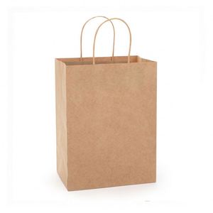 Sacs d'emballage alimentaire personnalisés pour l'emballage, sac en papier avec logo, sacs en papier alimentaire pour la livraison, sac en papier kraft brun personnalisé - Product Image 2