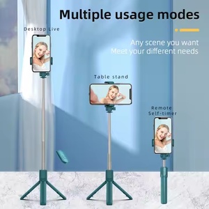ไม้เซลฟี่แบบยืดหดได้ R1s พร้อมไฟ LED สำหรับกล้องวิดีโอ - Product Image 1