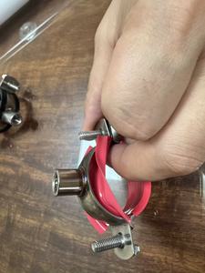 Rk Heavy-Duty Ống thép không gỉ Kẹp EPDM lót cao su ống nước Móc áo tường kẹp OEM tùy chỉnh số liệu đo lường - Product Image 6