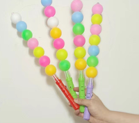 Bâtons lumineux LED colorés en forme de calebasse, pour Noël, anniversaires, mariages, fournitures de fête, calebasse en plastique clignotante pour événements lumineux