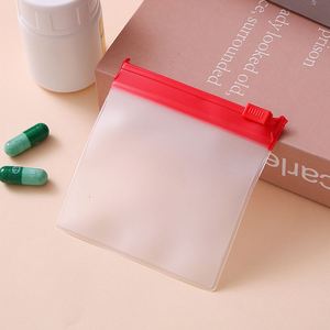 ถุงซิปล็อคพลาสติก PVC แบบฝ้าขนาดเล็ก พิมพ์โลโก้ได้ สำหรับใส่เครื่องประดับผม แหวน EVA และบรรจุภัณฑ์อื่นๆ - Product Image 3