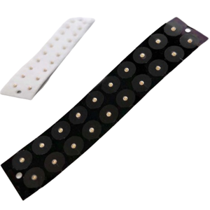 Pegatina de punto de terapia auricular, semillas de oreja de oro de 24 quilates para acupuntura de oreja con cinta transparente en hoja de papel ecológico - Product Image 4