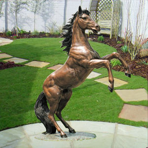 Estátua de Cavalo em Bronze de Tamanho Real para Decoração de Jardim - Product Image 1