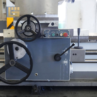 Mesin Bubut Manual Horizontal Heavy Duty Diameter Besar untuk Pemotongan dan Pembubutan Logam